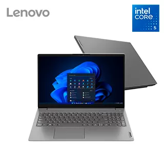 LAPTOP LENOVO V15 G5 IRL, PANTALLA LCD LED FHD DE 15,6", PROCESADOR CORE 5-210H DE 2,2/4,8 GHZ Y 8 GB DE RAM DDR5-5200 MHZ.