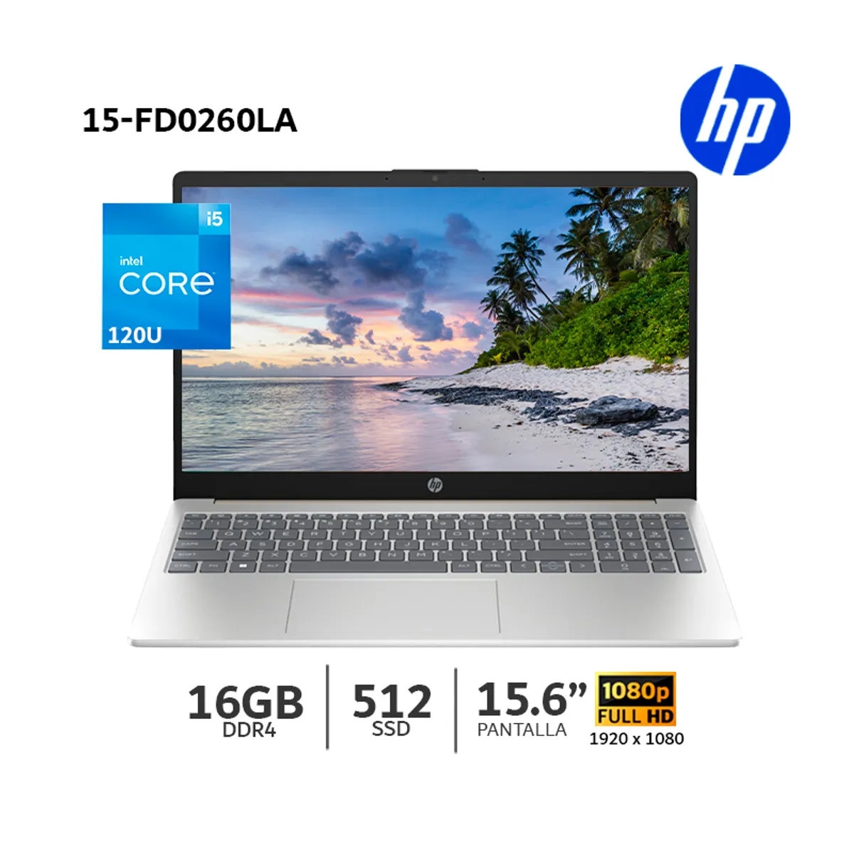 PORTÁTIL HP 15-FD0260LA CORE 5/16GB/512GB